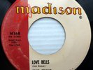 EDDIE DELMAR white doowop group vg+ MADISON 45 BLANCHE b/w LOVE BELLS ws725