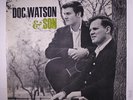 DOC WATSON: Doc Watson And Son LP (orange lbl) Folk