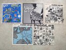 5 LPs, 4  Pebbles  LP records, 60s garage music, 1 Back from the grave Record