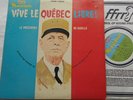 GENERAL PRESIDENT CHARLES DE GAULLE Vive le Quebec Libre CANADA 1967 Extraits LP