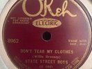 STATE STREET BOYS OKEH 8962 BLUES 78 RPM E- BIG BILL BROONZY CARL MARTIN