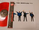 The Beatles HELP JAPAN ORIGINAL 1982  UK CUTTING LIMITED MONO RED COLOR W/OBI