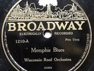 TERRITORY JAZZ: DEVINE’S WISCONSIN ROOF ORCH  ‘MEMPHIS BLUES’ BROADWAY 78, RARE