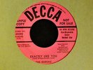 RARE R&B The Barons Decca PROMO 29293 Exactly Like You and Forget About Me