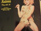 Madonna rare lp vinyl 12 inch play with me live wembley 90