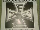 IRON CROSS CRUCIFIaED FOR YOUR SINS LP discography + more EARLY U.S. skin PUNK
