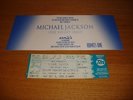Michael Jackson One Night Only Concert Full Unused Ticket & Invitation