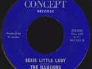 Rare 70s Soul Funk 45 THE ILLUSIONS Sexie Little Lady on Concept VG++