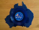 1981 MEN AT WORK AUSTRALIA MAP SHAPED BLUE 7