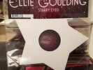 Ellie Goulding Starry Eyed shaped white vinyl unplayed