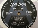 SHIRLEY ALSTON I'D RATHER NOT BE LOVING YOU RARE AUSSE DEMO 
