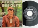EP 45 T JOHNNY HALLYDAY CHEVEUX LONGS ORIG SPAIN ESPAGNE 437228 VG+