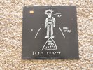 the offs.  the first record. 1984 vinyl record..  jean michael basquiat art work