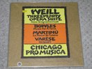 WEILL THREE PENNY OPERA, CHICAGO PRO MUSICA, RR-29, VINYL LP, NEW  Audiophile