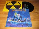 MEGADETH Rust In Peace LP Rare 1990 Capitol w/OIS |Metallica, Forbidden|