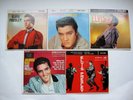5 EX-NM ELVIS PRESLEY CARDBOARD EPA SLEEVES / JACKETS 4041 1-1515 992 4114 830