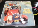 Bachelor Pad Pop Beat Classic Lp Stereo LES BAXTER'S TEEN DRUMS Jalopy Cover 50s