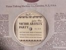 Rare 1930s Transcription 33rpm Victor Artists Party  DL-5 NM