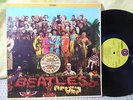 Beatles vg+ green GF LP Sgt Pepper