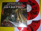 Avenged Sevenfold - CITY OF EVIL 2016 EU red/black splatter vinyl LP album NEW