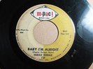 HAROLD BURRAGE  BABY I'M ALRIGHT/FIFTY/FIFTY on M-PAC 7211 from 1963  RARE SOUL