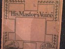 RARE HMV BOX / CARTON  78 rpm RECORDS ORIGINAL HIS MASTERS VOICE DOG LABEL PRINT