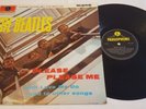 THE BEATLES PLEASE PLEASE ME LP Very Rare 1980's Yellow Parlophone Mono LP