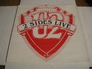 U2/ 2 Sides Live/ BUG 101/ Live in Boston 1981/ VG++