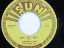 Country Bopper 45 JOHNNY CASH Cry  Cry  Cry  SUN HEAR