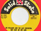 JOE WILLIAMS Get Out of My Life SOLID STATE 45 jazz soul funk NM HEAR