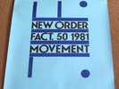 NEW ORDER FACTORY U.K. RECORD COMPANY PROMO POSTER 