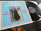 Faure: Violin Works - Lola Bobesco **Original Duchesne Stereo LP**