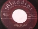FIVE KEYS Story Of Love/Serve Another Round 45 Alladin doo wop r&b