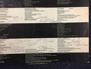 BLONDIE - FULLY SIGNED PARALLEL LINES INNER SLEEVE - CIRCA 1980 MANCHESTER