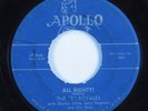 R&B Doo Wop 45 5 ROYALES All Righty  APOLLO HEAR
