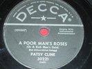 PATSY CLINE 78 rpm Walkin' After Midnight Decca 30221 V+