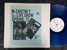 Paul McCartney 1st Live Show Spring 72 TMOQ blue vinyl LP