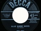 ROY HALL - BLUE SUEDE SHOES / LUSCIOUS - Decca 9-29880 - 45 Record VG