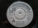 BAY CITY ROLLERS Saturday/Hey  C.B. UK DEMO 45 1973 Junksop GLAM BIKER Power Pop