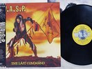 W.A.S.P LAST COMMAND CAPITOL ECS-91134 Japan OBI VINYL LP