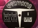 Nirvana - Bleach  (LP, Album, RP, Pur) SUB POP 1992 LISTEN to LP  No Cover RARE