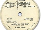 BOBBY DARIN Rock'n Roll 78 RPM Record. Queen of the Hop