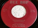 RARE NEW ORLEANS R&B FATS FITZGERALD CORNBREAD/HAUNTED BLUES BEE BOP 101 VG+
