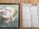 DAVID BOWIE: HUNKY DORY: ORIGINAL 1971 VINYL LP WITH LYRIC SHEET