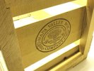 Vintage Napa Valley Wooden Record Crate / Storage Box for Vinyl Records 33s 12
