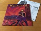 MEGADETH - PEACE SELLS...BUT WHO'S BUYING ? - 1986 LP WITH INNER SLEEVE VG+