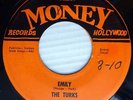 TURKS r&b doowop STRONG vg+ MONEY Rec 45 Emily b/w TURBANS When I Return ws883