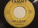 45 rpm THE DEL RAYS Run-Around-Lou G+ tol TAMMY 1020