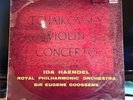 HMV 1st UK Plum Nipper Ida Haendel RPO Goossens Tchaikovsky Violin Concerto ALP