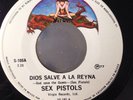 SEX PISTOLS, -DIOS SALVE A LA REYNA / NO TE HICE MAL- 1977 PROMO STAMPED